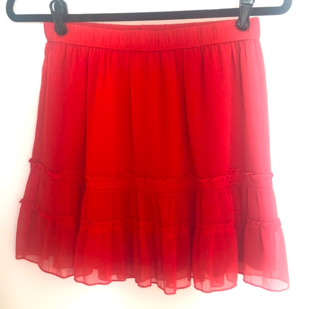 Abercrombie & Fitch red skirt